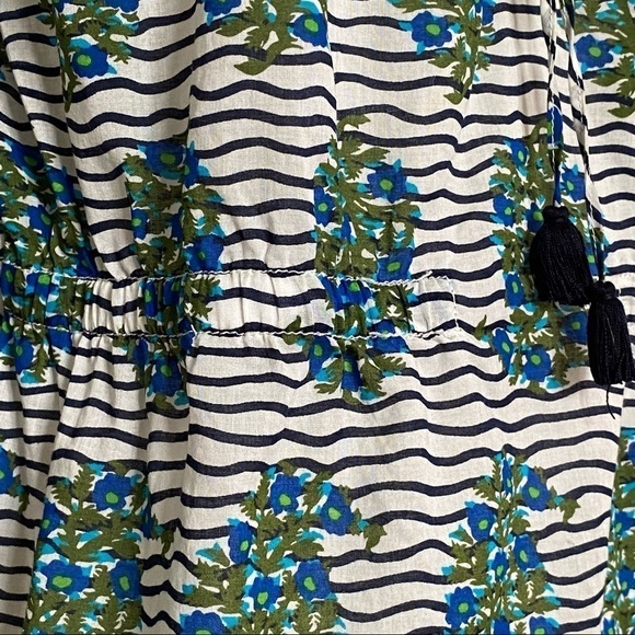 Tory Burch Evelina Cotton Voile Blouse Tunic Top 8 - Picture 5 of 16